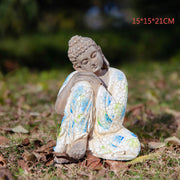 Buddha Stones Meditating Zen Buddha Serenity Resin Statue Figurine Home Decoration Decorations BS 18