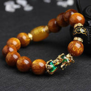 Buddha Stones FengShui Tiger Eye PiXiu Wealth Bracelet Bracelet BS 1