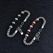 Buddha Stones Black Onyx Tiger Eye Bead Courage Bracelet Bracelet BS 12