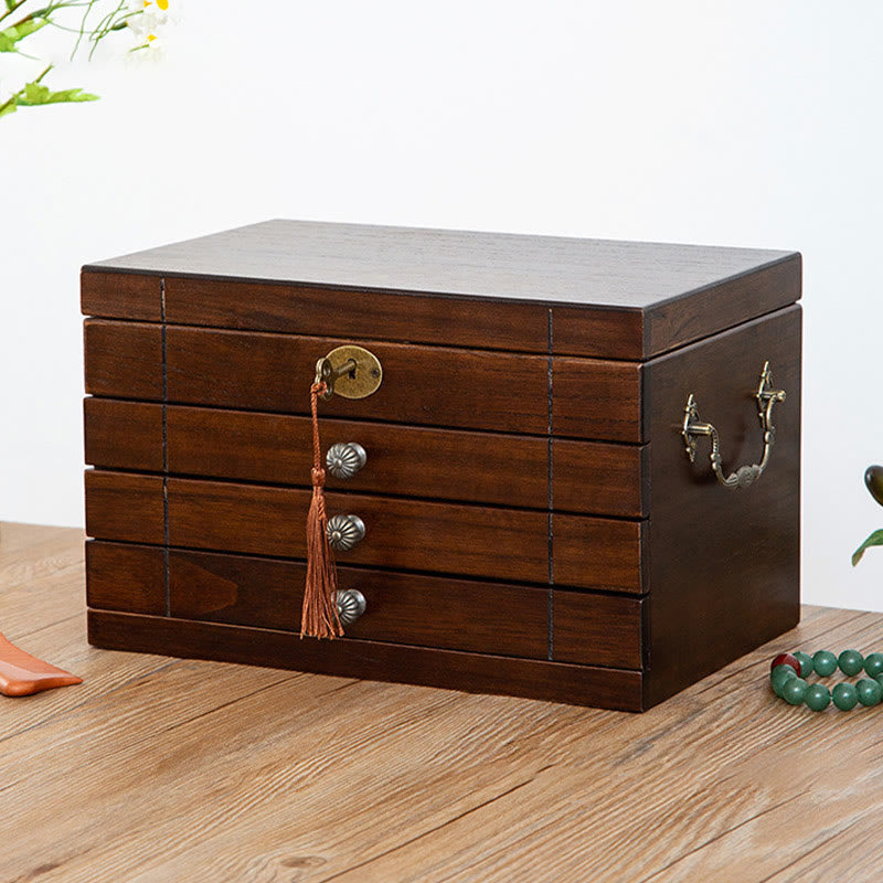 Jewelry box, handcrafted from solid paulownia wood buy