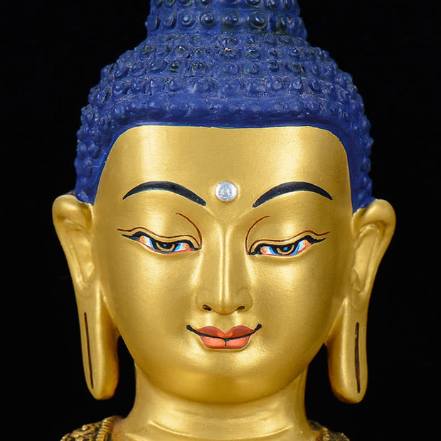 Buddha Stones Shakyamuni Compassion Copper Statue Decoration Decorations BS 6
