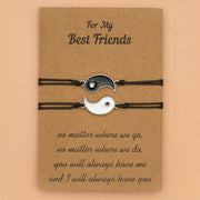 FREE Today:  Everlasting Friendship Love Couple Balance Bracelet FREE FREE Yin Yang (NEW EDITION WITH CARD)