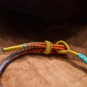 Buddha Stones Colorful Rope Eight Thread Peace Knot Luck Handmade Bracelet Bracelet BS 3
