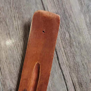 Buddha Stones Handmade Wood Incense Burner Decoration (Random Type)