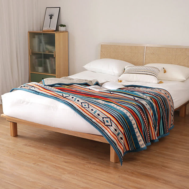 Buddha Stones Geometric Warm Soft Bed Throw Blanket