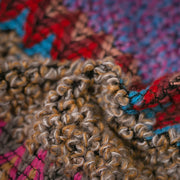 Buddha Stones Tibetan Shawl Knitting Warm Cloak Tibetan Tassel Scarf Tibetan Shawl BS 17