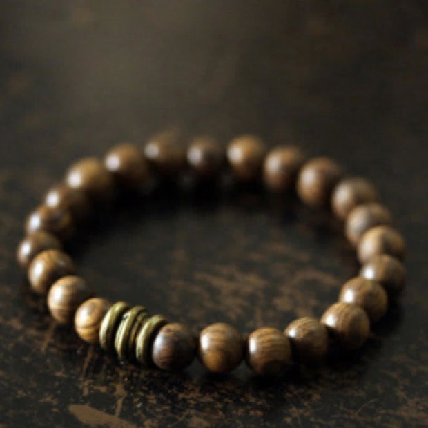 Buddha Stones Tibetan Sandalwood Protection Bracelet Bracelet BS 1