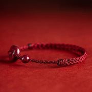 FREE Today: May You Be Healthy and Safe Cinnabar Bracelet Anklet FREE FREE 14