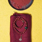 Buddha Stones Bodhi Seed Cyan Jade Copper Peace Luck Bracelet Bracelet BS 10