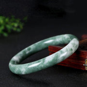 Buddha Stones Natural Jade Luck Abundance Bangle Bracelet Bracelet BS 4