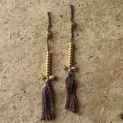 Buddha Stones Tibet 108 Mala Beads Bodhi Seed Bagua Vajra Wealth Bracelet Mala Bracelet BS 7