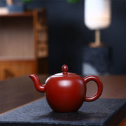 Buddha Stones Yixing Semi-handmade Brown Purple Clay Kung Fu Teapot 200ml