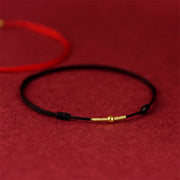 FREE Today: Provide Support Golden Bead Protection Braided Rope Bracelet Anklet FREE FREE Black Anklet Circumference 21-27cm