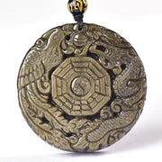 Buddha Stones Golden Obsidian Healing Energy Necklace Pendant Necklaces & Pendants BS 6