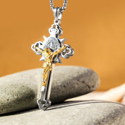 FREE Today: ST.Benedict Protection Cross Power Necklace FREE FREE 3