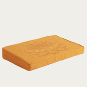 Buddha Stones Lotus Embroidered Cotton Linen Meditation Seat Cushion Home Living Room Decoration