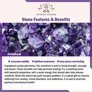 Buddha Stones Natural Stone Quartz Healing Beads Bracelet Bracelet BS 17