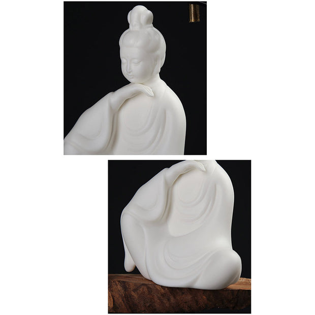 Buddha Avalokitesvara Ksitigarbha Bodhisattva Blessing Ceramic LED Decoration Decorations BS 11