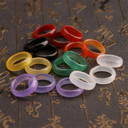 Buddha Stones Various Agate Stone Success Ring Ring BS 2