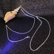 Buddha Stones Natural Shankha Conch Shell Seashell Lucky Necklace Pendant Necklaces & Pendants BS 4