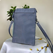 Buddha Stones Waterproof Handmade Embroidered Lotus Flowers Crossbody Bag Shoulder Bag Cellphone Bag Bag BS 26