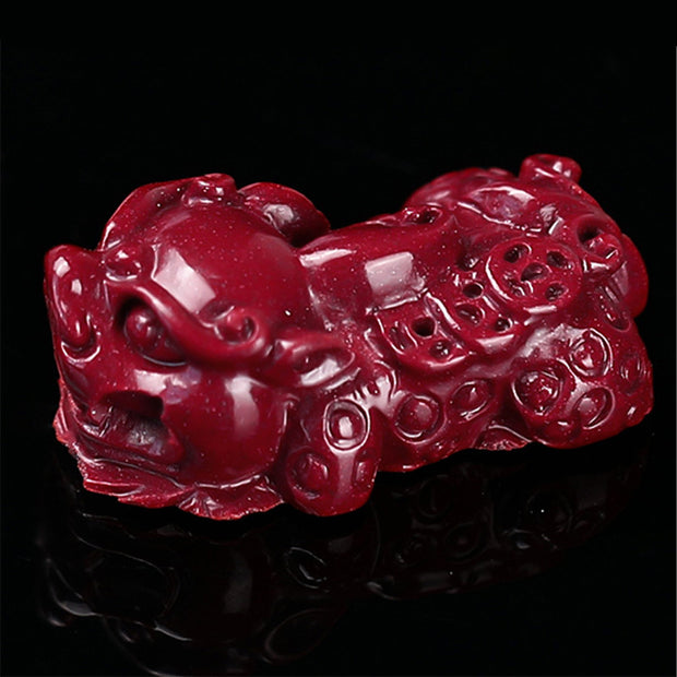 Buddha Stones Tibetan Cinnabar Pixiu Calm Bracelet Bracelet BS 4