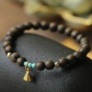 Buddha Stones Agarwood Lotus Strength Bracelet Bracelet BS 1
