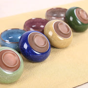 Buddha Stones Cute Koi Fish Ceramic Teacup Kung Fu Tea Cup Bowl 45ml