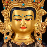Buddha Stones Bodhisattva Chenrezig Four-armed Avalokitesvara Protection Copper Statue Decoration Decorations BS 9