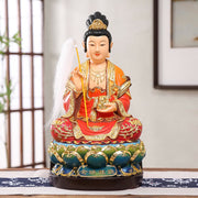 Buddha Stones Bodhisattva Nuwa Protection Resin Statue Home Decoration Decorations BS Sitting Statue of Nuwa