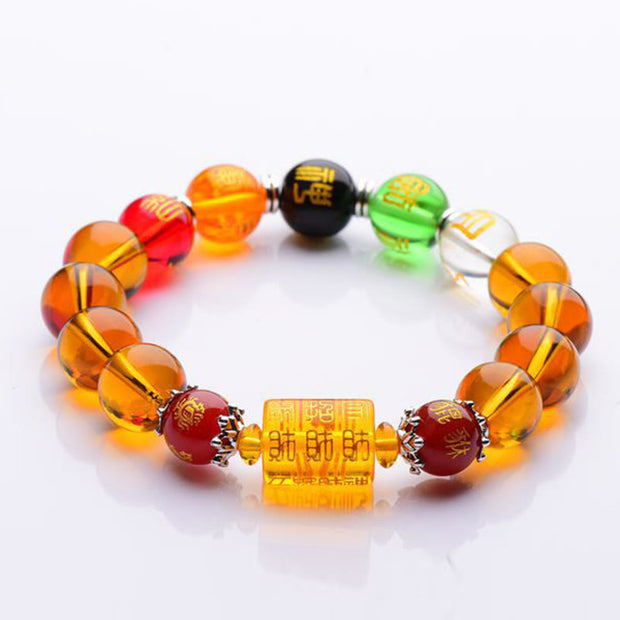Buddha Stones Natural Citrine Fortune Happiness Bracelet Bracelet BS 7