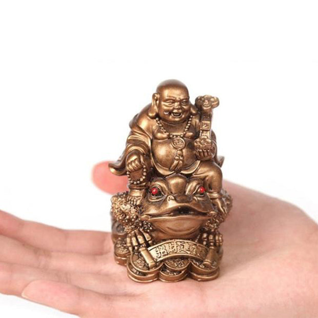 FengShui Maitreya Toad Ornament Decoration Decoration BS 3