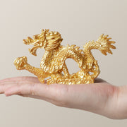 ❗❗❗A Flash Sale- Buddha Stones Feng Shui Dragon Auspicious Cloud Wealth Luck Decoration Decorations BS Gold 12cm*2.3cm*7cm