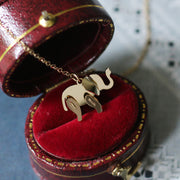 Buddha Stones Elephant Titanium Steel Luck Necklace Chain Pendant Necklaces & Pendants BS 8