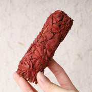 Buddha Stones Dragon's Blood Sage Smudge Stick for Home Negative Energy Cleansing Incense Healing Meditation Rituals Incense BS 1 Stick (10.1cm/Stick)