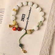 Buddha Stones Natural Bodhi Seed Lotus Pumpkin Bead Peace Harmony Bracelet Bracelet BS 9