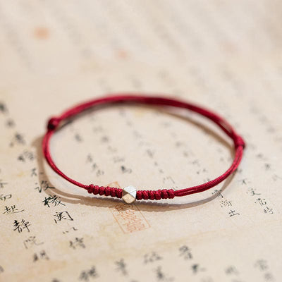 FREE Today: Lucky 925 Sterling Silver Bead Protection Red String Adjustable Bracelet