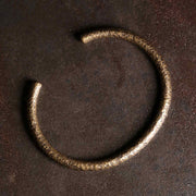 Buddha Stones Rustic Design Copper Balance Adjustable Cuff Bracelet Bracelet Bangle BS Small 55mm