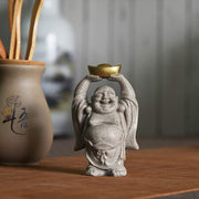 Buddha Stones Laughing Buddha Resin Statue Blessing Home Decoration Decorations BS 2