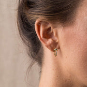 Buddha Stones 925 Sterling Silver Evil Eye Symbol Blessing Stud Earrings Earrings BS 4