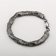 Buddha Stones 925 Sterling Silver Vintage Twisted Design Wealth Healing Chain Bracelet Bracelet BS 5