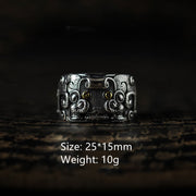 Buddha Stones Mythical Beast Copper Healing Adjustable Ring Rings BS 8