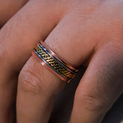 Buddha Stones Magnetic Copper Balance Adjustable Cuff Bracelet Bangle Ring Bracelet Bangle BS 11