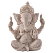 Buddha Stones Ganesh Ganpati Elephant Statue Wealth Blessing Home Decoration Decorations BS 4