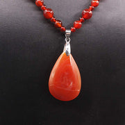 Buddha Stones Tibetan Red Agate Blessing Healing Bead Necklace Pendant Necklaces & Pendants BS 3