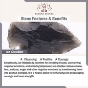 Buddhastoneshop Features & Benefits of Ice Obsidian