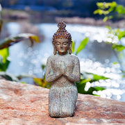Buddha Stones Meditating Zen Buddha Serenity Resin Statue Figurine Home Decoration