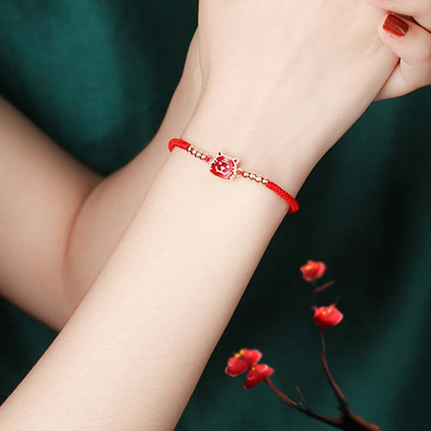 Buddha Stones 12 Chinese Zodiac Lucky Red String Bracelet Bracelet BS 6