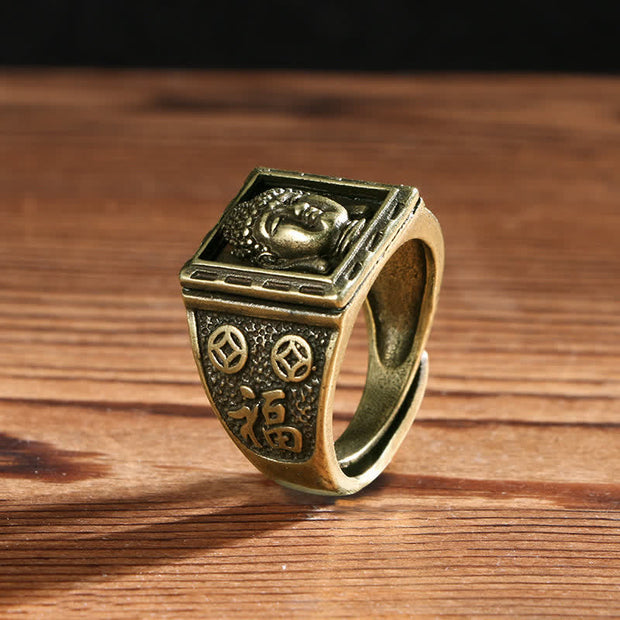 Buddha Stones FengShui Buddha Compassion Blessing Ring