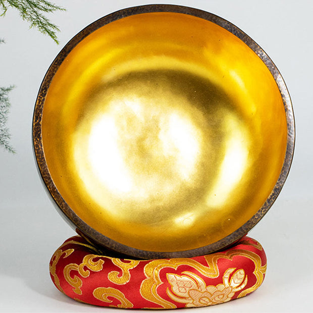 Buddha Stones Tibetan Meditation Sound Bowl Handcrafted Healing Yoga Mindfulness Singing Bowl Set Singing Bowl buddhastoneshop 5